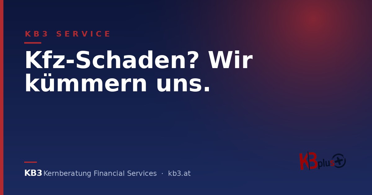 Kfz-Schaden melden: So einfach geht die Abwicklung mit KB3