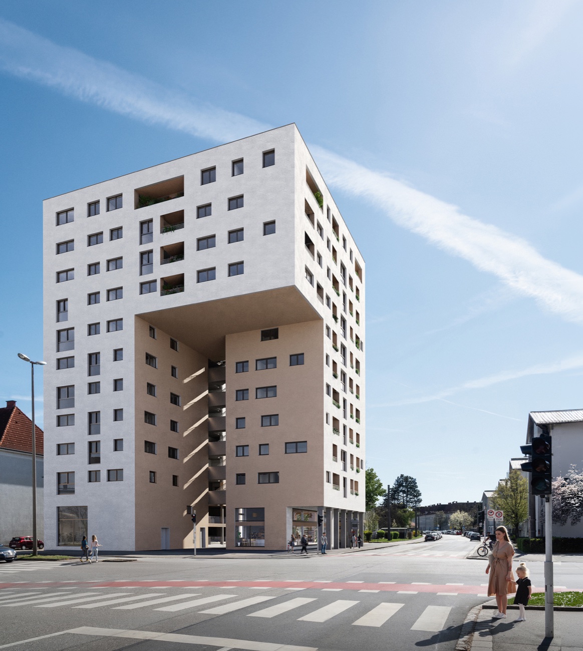 Rendering Neubau Im Haidgattern 1, Linz